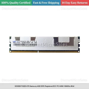 M393B5173DZD-CF8 Samsung 4GB DDR3 Registered ECC PC3-8500 1066Mhz 4Rx8 - Picture 1 of 1