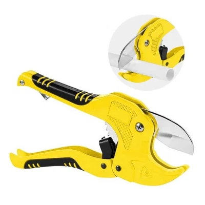 PVC Pipe Cutter Plumbing Pipe Tool SK5 Steel Blade and Ergonomic Handle - Image 1 of 4