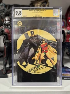 Batman & Robin Year One #1 CGC JSA 9.8 SIGNED Alex Ross NYCC Spotlight Cover B - Picture 1 of 6