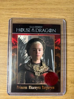 2024 House of the Dragon Season 1 Red #35 Princess Rhaenyra Targaryen #45/50 - Image 1 of 2