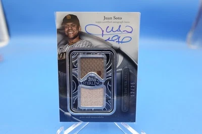 2024 Topps Sterling Swings Autografiado Reliquia Juan Soto En Tarjeta Automático/25 Foto 1 de 2