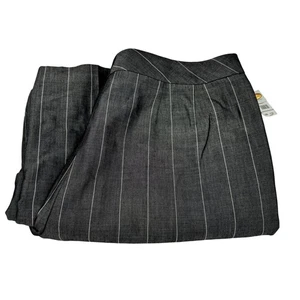 Talbots Pants Womens Petite 12 12P Mohair Wool Blend Gray Vintage NEW Old Stock - Picture 1 of 10