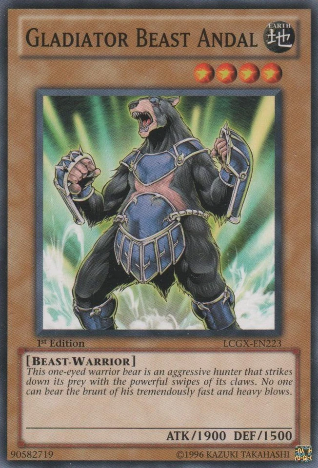 Gladiator Beast Andal - LCGX-EN223 - Common - Unlimited Edition Near Mint Legend - Image 1 of 1