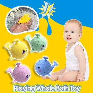Juguete chorro bebé ballena soplador burbuja Hape para baño venta UJ89 tiempo de juego Reino Unido I3S2 - Imagen 1 de 25