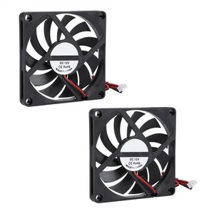 21.46CFM 2x 3D Printer Assembly Part High Speed Cooling Fan 12V 6000RPM SAL - Afbeelding 1 van 7