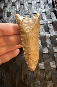 *DALTON* Super glatt! Arkansas Crowleys Ridge Cobble: Verkauf als moderne Pfeilspitze - Bild 1 von 11