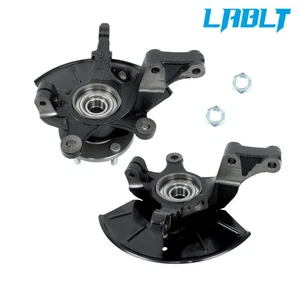 Pair Front Wheel Bearing Hub Steering Knuckle Assembly For Ford Escape 2001-2004 - Picture 1 of 14