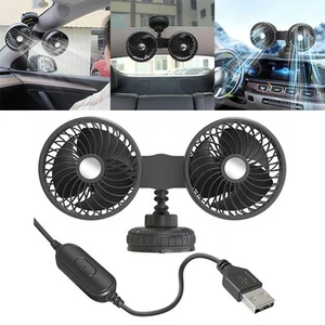 Brand New Electric Car Fan Cooling Fan Degree Rotation Car Accessories - Picture 1 of 12