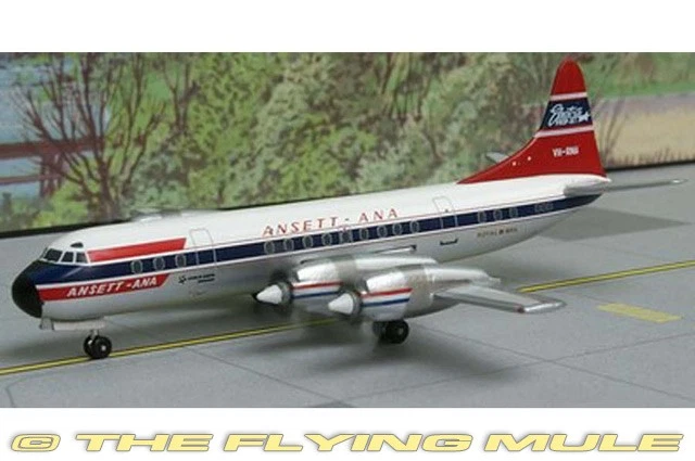 AeroClassics 1:400 L-188 Electra Ansett Australia - Image 1 of 1