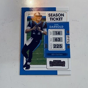 2021 Panini Contenders - Sam Darnold #13 - Football Tranding Card - Picture 1 of 2