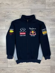 Vintage Red Bull Infinity Racing Cotton Jacket F1 NASCAR - Picture 1 of 5