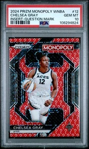 2024 Panini Prizm Monopoly Chelsea Gray RC Question Mark Prizm /25 PSA 10 POP 1 - Picture 1 of 5