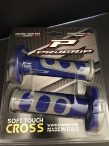PRO GRIP EVO MX GRIPS MODEL 793 GREY BLUE. X - Picture 1 of 4