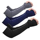 Wool Blend Warm Arm Warmers Super Soft Long Fingerless Gloves For Women