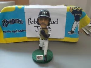 2008 GORMAN THOMAS WAUSAU WOODCHUCKS BREWERS BOBBLEHEAD SGA AUTOGRAPHED SIGNED - Picture 1 of 3
