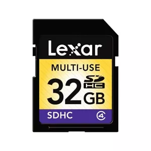 Genuine OEM Lexar Multi-Use 32GB SDHC Memory Card - Class 10 - Picture 1 of 1