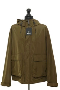 Mackage Men Anorak Jacket Bernie 2XL Green Olive Light Hood Waterproof NEW - Picture 1 of 5