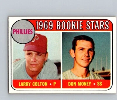 1969 TOPPS BASEBALL #454 PHILLIES ROOKIE STARS                   EXMT OT - Image 1 of 2