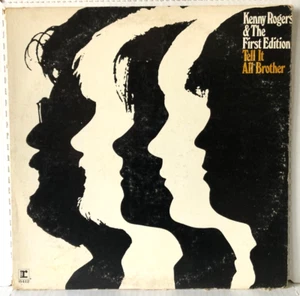 + COVER ONLY+ Kenny Rogers & First Edition TELL IT ALL BROTHER 1970 Reprise VG+ - Picture 1 of 2