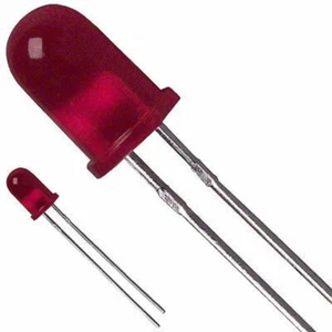 50 PCS MICRO ELEC 5 mm Red LED Through Hole Diffused - ORIGINAL OEM PARTS - Picture 1 of 1