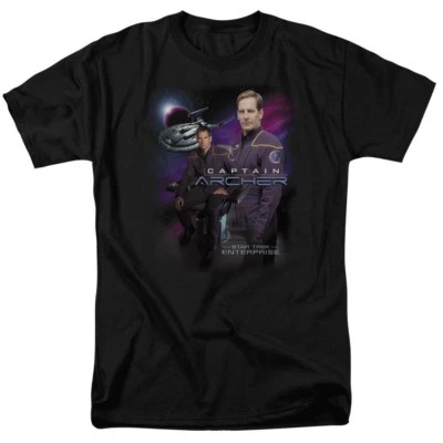 Star Trek Captain Archer TV Show T-Shirt Sizes S-3X NEW  - Image 1 of 2