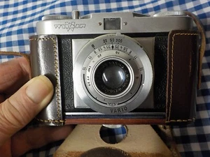 Wirgin Wiesbaden Vintage 35mm Film Camera 43mm f/2.8 Edina Lens Ednalite Filters - Picture 1 of 9