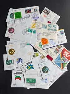 27 unsignierte WM 1974 Ersttagsbriefe und Karten WM 1974 - Picture 1 of 4