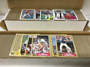 2 Baseball sets - 1987 / 1988 Topps Baseball Collated sets 