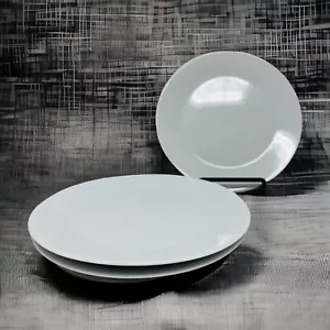 Set 3 IKEA Skyn All White SALAD/Dessert Plates 7 7/8" Round #21986 NEW - Picture 1 of 4