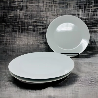 Set 3 IKEA Skyn All White SALAD/Dessert Plates 7 7/8" Round #21986 NEW - Image 1 of 4