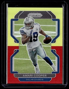 2021 Panini Prizm Amari Cooper #238 Red and Yellow /39 Dallas Cowboys - Bild 1 von 2