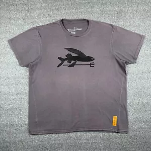 Patagonia Shirt Herren Large grau Flying Fish Responsibili-Tee Outdoor Wandern - Bild 1 von 8