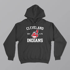 Cleveland Indians Hoodies Est 1915 Chief Wahoo Forever Pullover Hoodies