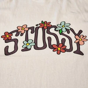 Stussy Australia Unisex Tee Small Streetwear Flowers Skateboarding Aussie - Picture 1 of 10