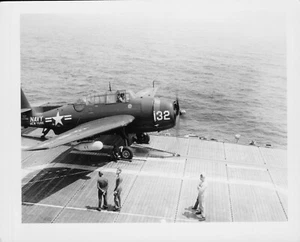 Post WWII US Navy NAS NY 4x5 aircraft Photo #2 aircraft carrier airplane - Picture 1 of 2
