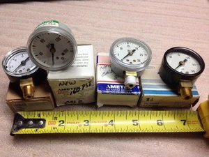 Lot Of 4, Ashcroft Ametek Wika 146990 146998 1/8" Npt, Shipsameday #132Z - Picture 1 of 8