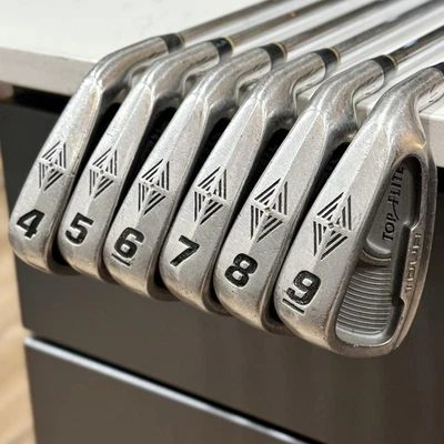 Juego de palos de golf Top Flite Tour hierro 4-5-6-7-8-9 eje de acero Dynalite para hombre diestro Foto 1 de 4