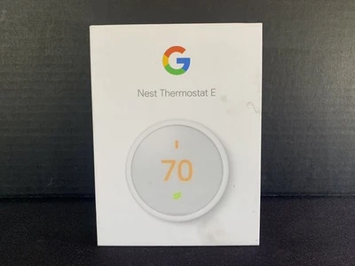 Nest Thermostat E Programmable Smart Thermostat - White (T4000ES) - Read Desc… - Image 1 of 4
