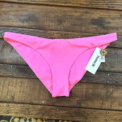 HURLEY NUEVO BIKINI PARTE INFERIOR cobertura moderada rosa talla Xlarge traje de baño Foto 1 de 4