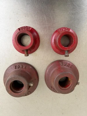 Lor of 4 collares de barra de barra York surtidos de 1" Foto 1 de 4