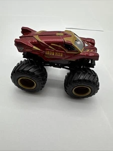 Iron Man 1:64 Monster Jam Hot Wheels Truck RARE - Picture 1 of 6