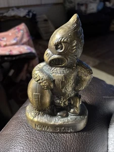 VINTAGE Iowa State University Cy University Bank & Trust Company Metallbank RAR - Bild 1 von 10