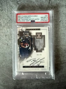 2016 PANINI IMPECCABLE TYLER LOCKETT AUTO PSA 8 AUTO 10   93/99 [MISSGRADING] - Bild 1 von 1