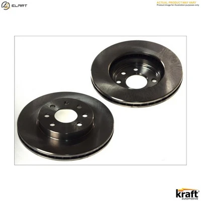 2x BRAKE DISC 6050206 FOR AUDI A6/S6 AJL/AEB/AWT/ARK/ANB/APU 1.8L 4cyl A6 2.5L - Image 1 of 4