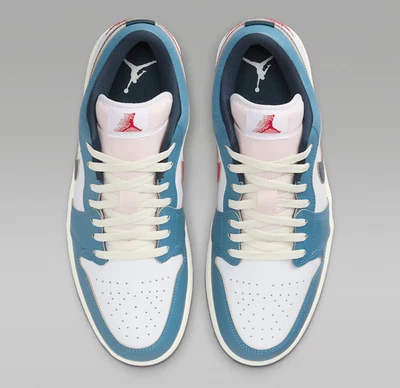 Jordan 1 Low SE Blanco Egeo Tormenta Marfil Pálido Armería Azul Marino Para Hombre | Talla 8 - 13 Foto 1 de 4