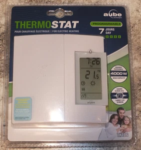 TH106 Aube Technologies Programmable Thermostat 7 Day 120v/240v New - Picture 1 of 5