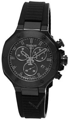 Tissot T-Race Quartz Chronograph 38mm Black Dial Men's Watch T141.817.37.051.00 - image 1 of 4