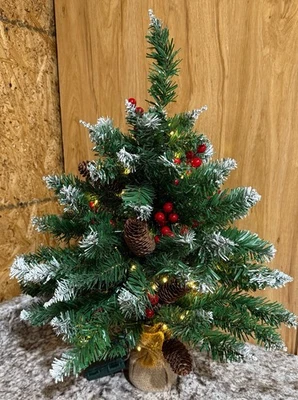 2FT Pre-Lit Artificial Mini Tabletop  Christmas Tree w/ Changeable Lights - Image 1 of 4