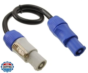 CablesOnline, 1ft. 16AWG Stage Lighting Fixture PowerCon-Compatible Power-Thr - Picture 1 of 5