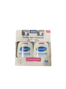 Cetaphil Gentle Skin CLEANSER for Dry to Normal Sensitive Skin 2 x 20oz (591 ml) - Picture 1 of 2